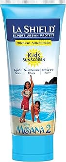 Kids Sunscreen Gel SPF 50 PA+++|100% Mineral Sunscreen|For kids above 2 years age|Enriched with Vitamin E & Hyaluronic Acid|Suitable for Sensitive skin|4 hour water resistant|Fragrance free