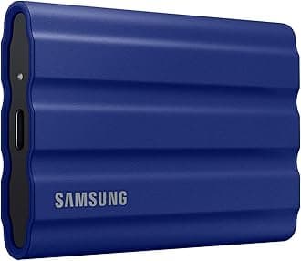 T7 Shield Portable SSD 1 TB - USB 3.2 Gen.2 External SSD Blue (MU-PE1T0R/EU)