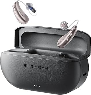 ELEHEAR-Beyond OTC Hearing Aids for Seniors with Bluetooth 5.3 and App Control, Rechargeable, Noise Cancelling for Tinnitus Relief
