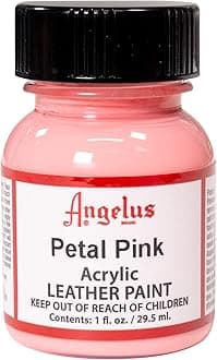 Angelus Acrylic Leather Paint, 1 oz, Petal Pink