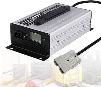 Forklift Battery Charger 12V/24V/36V/48V/60V/72V Lead-Acid Batteries Chargers with 50A Anderson Plug for Electric Forklift, Pallet Jack, Floor Scrubber,48v 20a