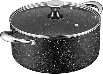 Large 8 Quart Nonstick Stock Pot with Lid, Induction Cooking Pot Soup Pot, Non-toxic and Oven Safe, Perfect for Stews, Soups and All Stovetops, PFOA PFAS Free
