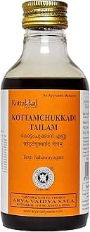 Kottamchukkadi Tailam, Herbal Massage Oil for Wellness Naturally - Pack of 1 (200 ml)