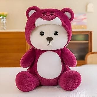 Cute Stuffed Animals | Soft Toys for Kids Girls Teddy Bears Plush Toys for Children and Adults (Red, Large) 40cm
