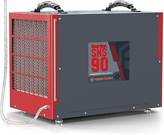 198 Pint Commercial Dehumidifier with Pump and Drain Hose for Crawlspace, Basement, Large Space up to 2,600 sq.ft, Industry Water Dmage Unit, Auto Defrost, Compact, Energy Star