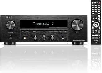 Receiver DRA-900H - 2-Channel Stereo Receivers for Home - 100W/Ch. Hi-Fi Amplification, Built-in HEOS, HDCP 2.3 Processing with ARC/eARC Support, Dolby Vision, HLG, Dynamic HDR