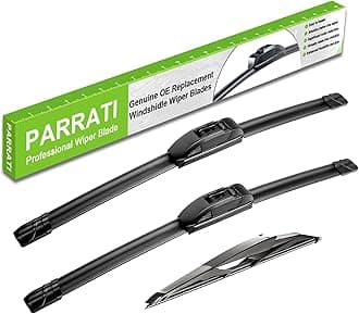 PARRATI® Windshield Wipers for Scion xB 2008-2015,22"+20" Front and 14" Rear,OEM Replacement Wiper Blades,Quiet & Streak-Free(Set of 3)