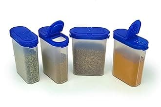 Mahaware Modular Wonder Spice Shaker and Sprinkler Set, 275ml, Set of 4, Blue