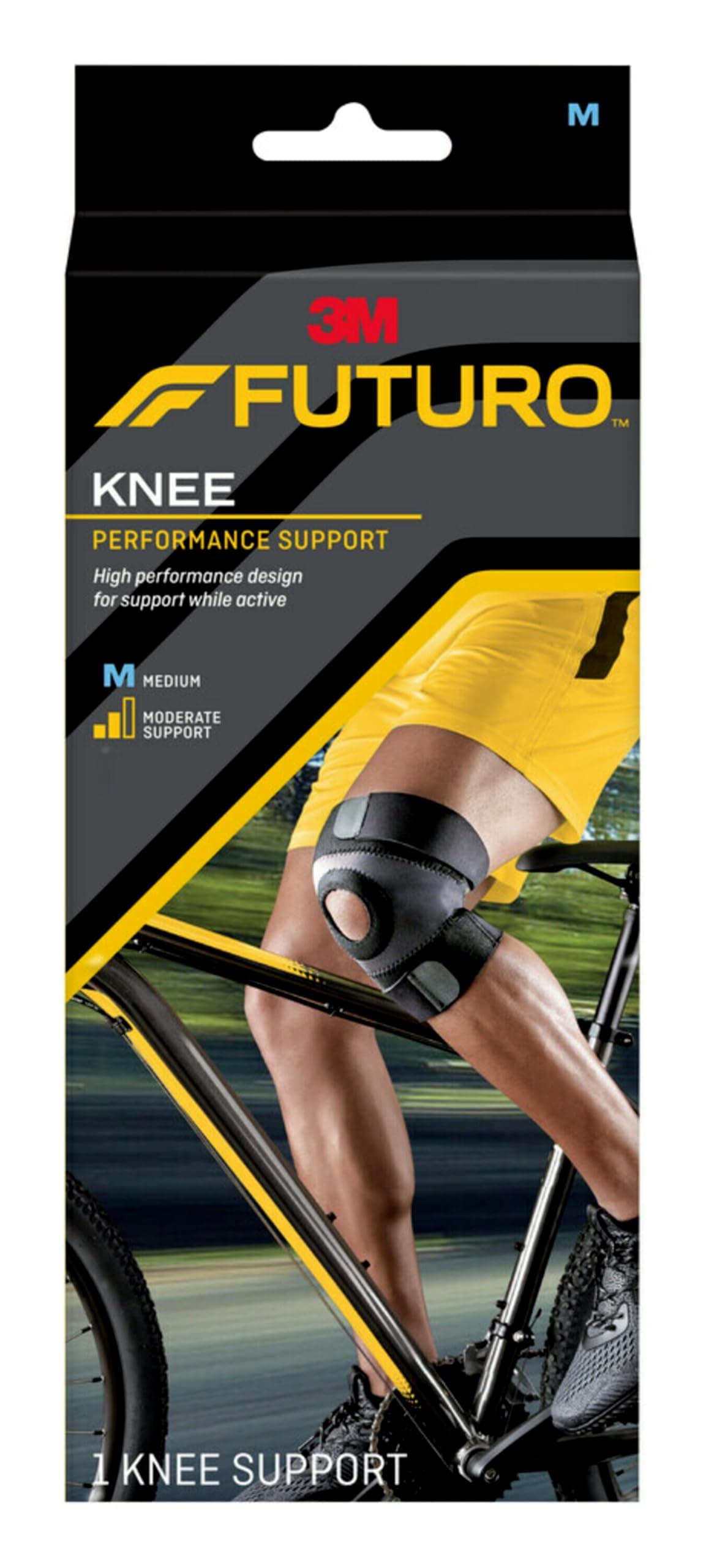 Performance Knee Support, Ideal for General Support and Exercise, Medium