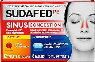 SUDAFED PE Sinus Congestion Day/Night