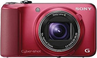 Sony Cyber-shot DSC-HX10V 18.2 MP Exmor R CMOS Digital Camera with 16x Optical Zoom and 3.0-inch LCD (Red) (2012 Model)