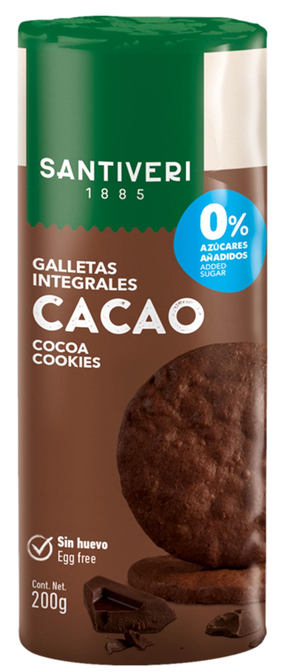 Santiveri Galletas Digestive Cacao Santiveri