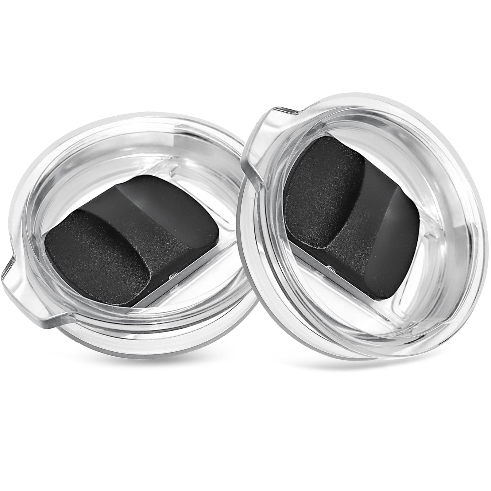 Tumbler Lids for YETI 6 oz/ 8oz/ Stackable Mug, Yeti 10 oz Tumbler Lid, MagSlider Lids for Yeti Espresso/Coffee Mug 6oz, Replacement Lid for Yeti Rambler 10 oz Wine Tumbler (2 Pack)