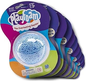 Educational Insights Playfoam Classic & Glow in the Dark Jumbo Pod, Set of 12, Fidget, Sensory Toy, Easter Basket Stuffers for Boys & Girls, Ages 3+