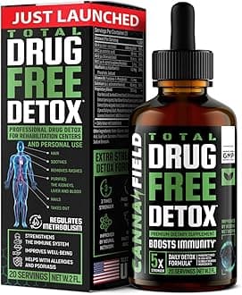 Body Cleanse Liquid Detox Drops, Liver, Gut Cleanse Detox & Repair with Milk Thistle, Premium Detox Supplement, 5-Days Detox