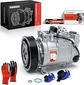 A-Premium Air Conditioner AC Compressor with Clutch Compatible with Audi A6 2006-2011, A6 Quattro, Q5 2009-2012, S4 S5 3.0L 2010-2012