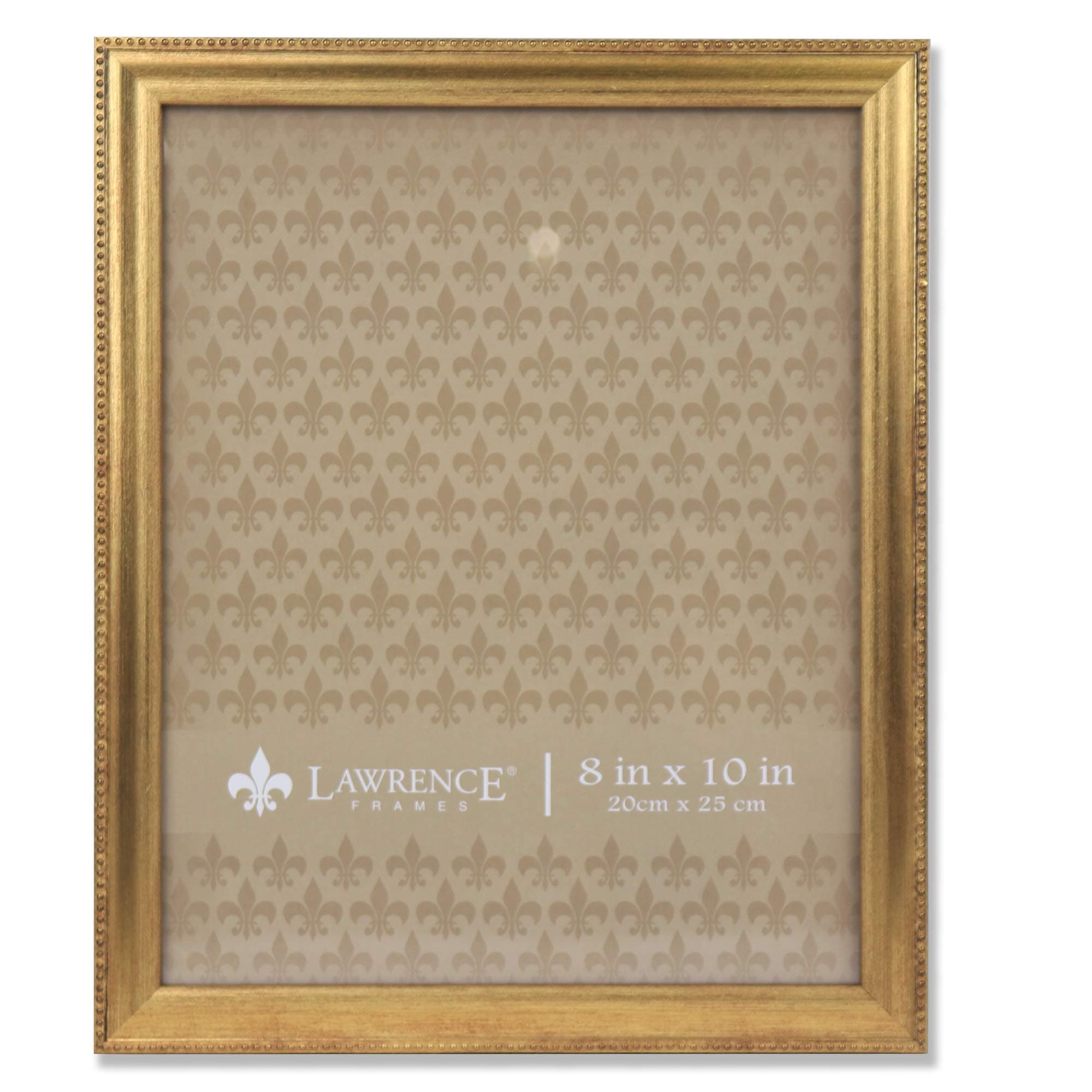 Classic Bead Picture Frame, 8x10, Gold
