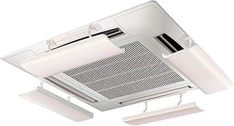 AIR WING Pro, Angle Adjustable Air Conditioner Deflector helps Cooling/Heating Air Circulation, Anti Blast, Wind Baffle and Direction, Anti-Condensation (Ivory, Set of 2)