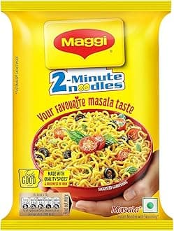 MAGGI 2-Minute Instant Masala Noodles, Iron Fortified, Made With Premium Spices (70g x20 pack)