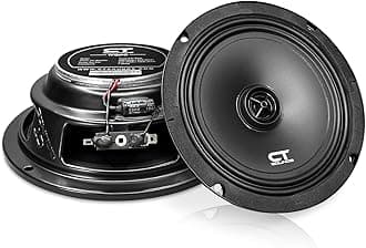 Tropo 6.5” 160 Watt Shallow-Mount Coaxial Car Speakers - Pair