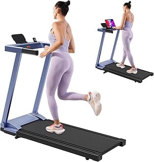 Treadmill for Home with Incline Folding Treadmills Running Machine for Small Spaces with Handle 300 LB, 3.0 HP, 7.5 MPH Foldable Treadmill with App