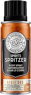 18.21 Man Made Men’s Spirits Spritzer, 3.4 oz. - Long-Lasting All Over Body Spray with Masculine Aromatics - Gifts for Him