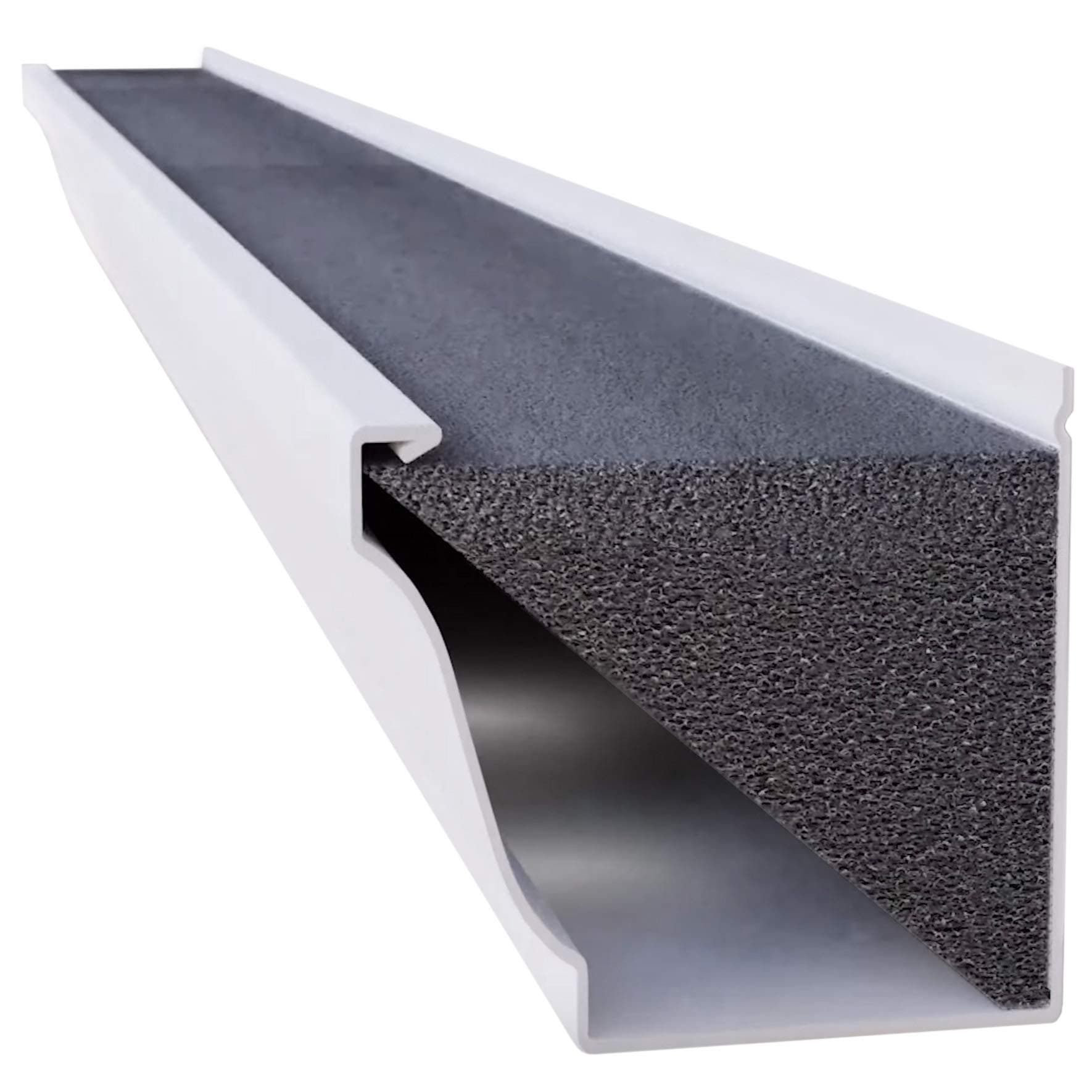 GSP-K5-8box-VC Foam Gutter Filter Insert, 5-Inch, Dark grey