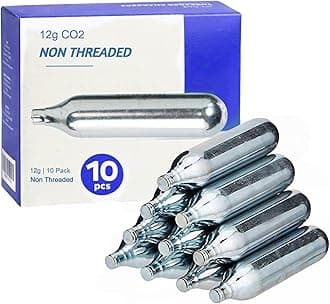 - Co2 Cartridge Capsule 12 Gram Pack Of 10, 12 Grams Co2 Cylinder - 10 Pack