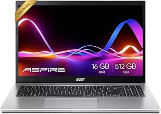 acer Aspire 3 Slim Laptop - 15.6" Full HD IPS 1080P Display - AMD Ryzen 3 7330U Quad-Core Processor - 64GB RAM - 1TB NVMe SSD - Webcam - Wi-Fi 6 - AI PC - Windows 11 Pro - Ethernet Port Hub
