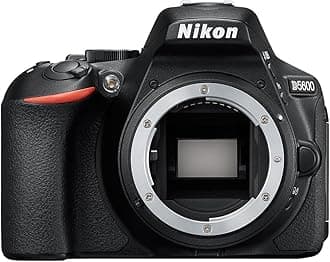 Nikon D5600 DSLR Camera [Body only] Wi-Fi and NFC Enabled, International Version - No Warranty (Black)