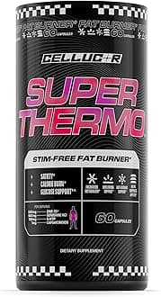 Super Thermo™ Stim-Free Fat Burner | Thermogenic, Appetite, and Glucose Support | 60 Capsules