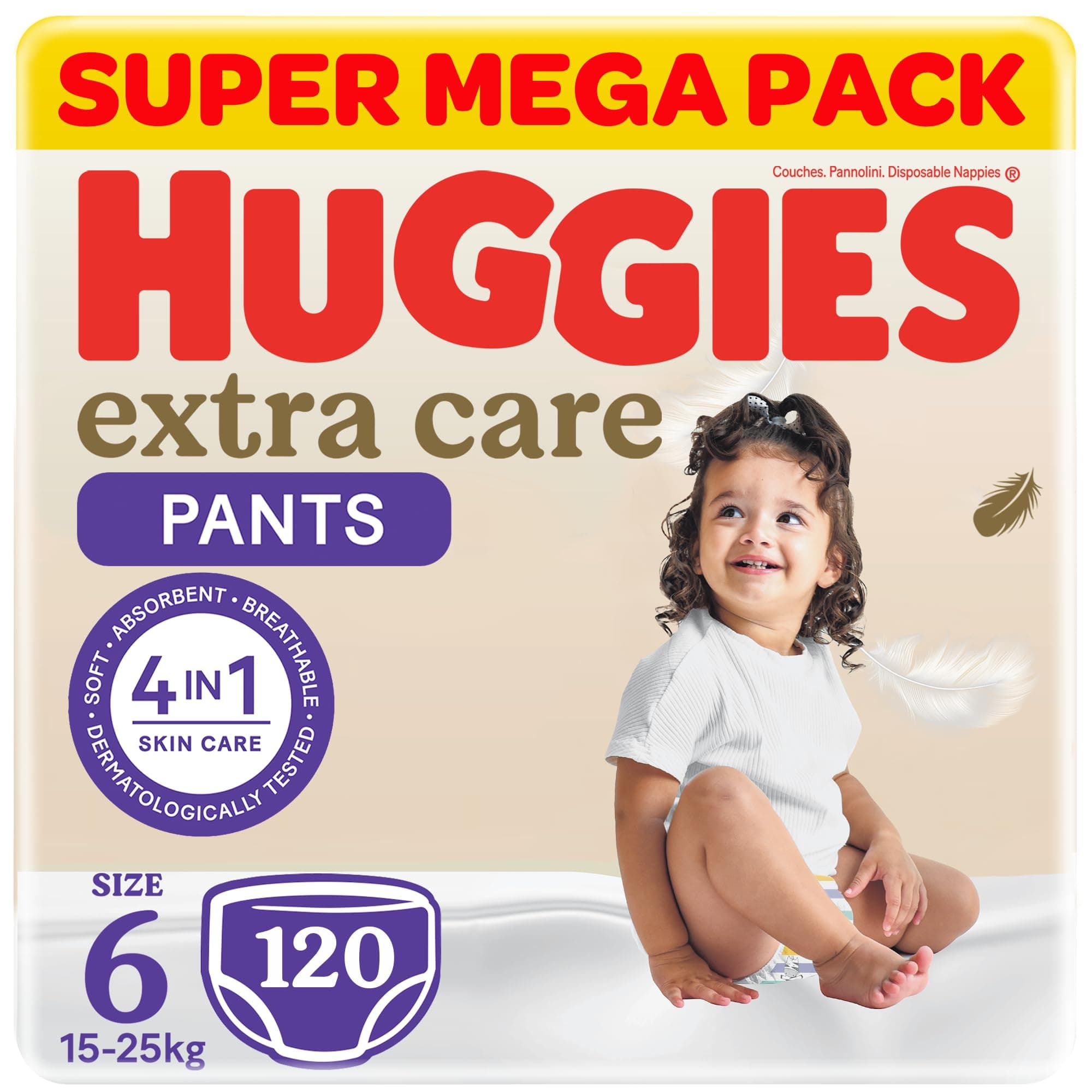 Huggies Extra Care Pants Size 6