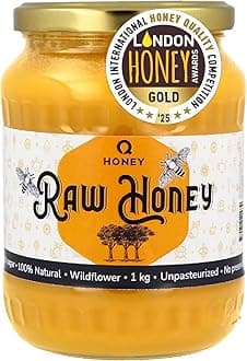Raw Unpasteurised Wildflower Honey 1kg - Gold Award Winner of the 2025 London International Honey Quality Competition