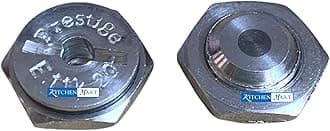 Kitchen Mart Aluminium Safety Valve Suitable for Prestige Popular and Popular Plus Pressure Cookers (Silver) -Set of 2