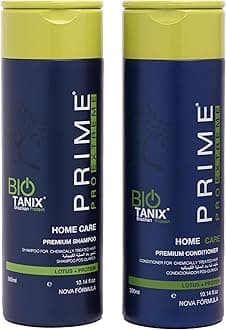 PRIME PRO EXTREME BIO TANIX Brazilian Protein Home Care Premium Shampoo For Chemically Treated Hair Lotus + Protein Hair Shampoo For Women/Men (Shampoo+Conditioner)