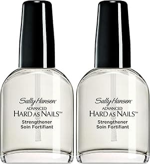 Advanced Hard as Nails Nail Polish, Clear, 0.45 Fluid Ounce | Pack of 2