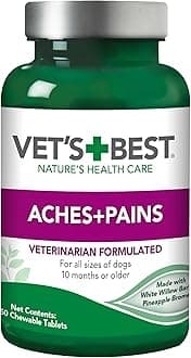 Vet's Best Aspirin Free Aches & Pains Formula Chewable Tablets, 50 Count