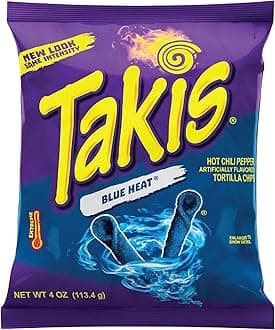Takis Vegetarians Blue Heat, 113 Grams