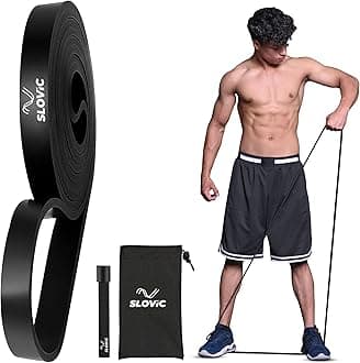 Slovic Latex Resistance Band for Workout [15-30 KG] | Resistance Band Set | Exercise Band & Stretching Bands for Exercise for Home Workouts | Gym Equipment for Home Workout | Ideal for Men & Women