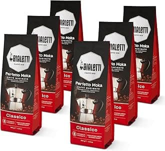 Bialetti Perfetto Moka Ground – Authentic Italian Roast for Moka Pots & Stovetop Brewers, Rich Aroma & Smooth Finish, Compatible with Aeropress, Cafetiere & Home Machines (1500g, Classico)