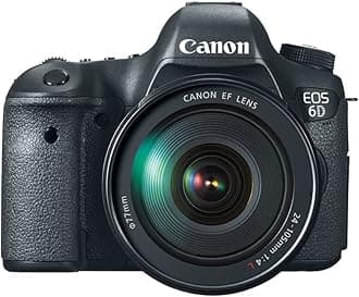 EOS 6D 20.2 MP CMOS Digital SLR Camera with 3.0-Inch LCD and EF 24-105mm f/4L is USM Lens Kit - Wi-Fi Enabled