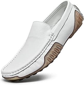 Men's Loafers Casual Shoes Slip On Driving Loafers Penny Loafers with Rubber Sole Soft Light-Weight Flats Boat Free Shoes…