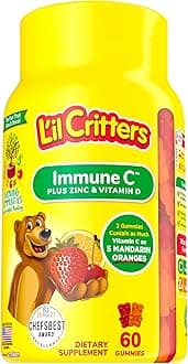 L'il Critters Gummies Immune C Plus Zinc and Vitamin D 60 Ea