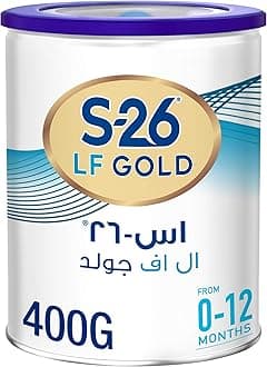 S26 Nestle Gold Lactose Free Special Infant Formula, From 0 to 6 Months, 400g