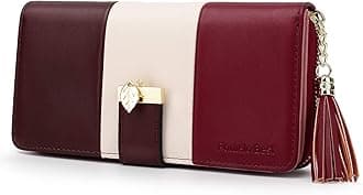 Pomelo Best(Red) - Ladies Purse, Women's Wallet with Multiple Card Slots and Roomy Compartment (Red)