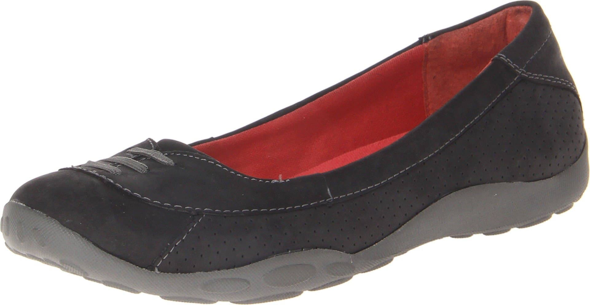 CLARKS Women's Haley Swan Black 7.5 B - Medium