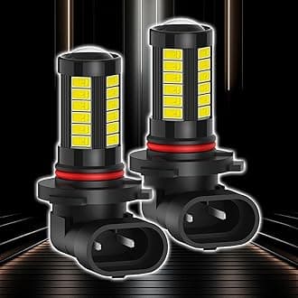 2PCS LED Fog Light Bulbs 9005/9006 Headlight Bulb, 12V Fog Lights Bulb High Bright Fog Lamps Replacements Bulbs, 9005 Daytime Running Light Halo Headlights for Cars Trucks SUVs(White)