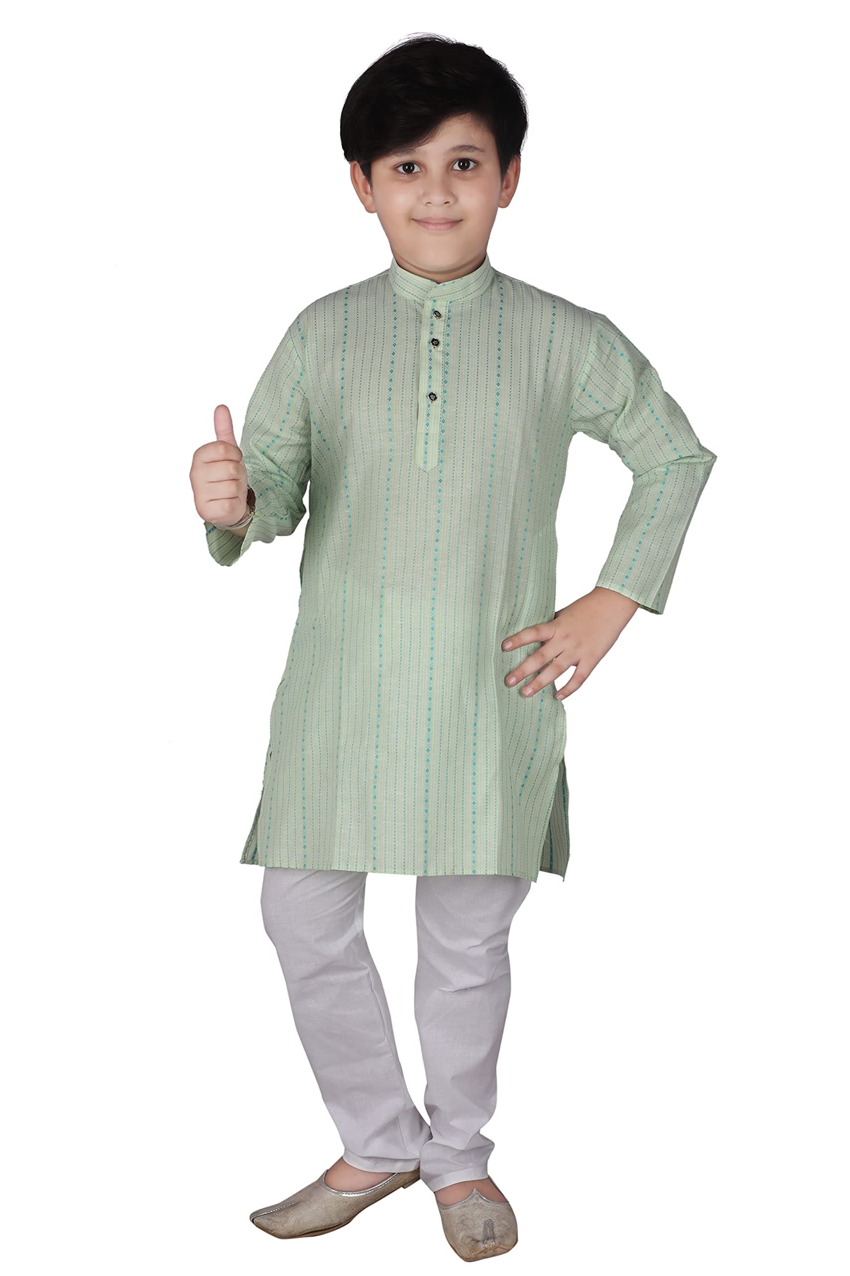 Pro-Ethic Style DeveloperCotton Kids Kurta Pyjama For Boys | Kurta Paijama Set, (S-145)