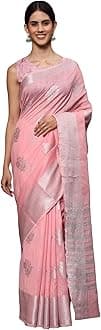 inen Tissue Silk Banarasi | Kanjivaram Silver Zari Fancy Saree With Blouse Piece
