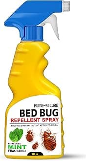 - Bed Bug Killer Spray- 280ml | Natural, Chemical-Free & Eco-Friendly Formula | Fast-Acting Bed Bug Repellent | Long-Lasting Protection | Safe Home Insect Control Spray